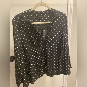 EUC Torrid Size 1 (14/16) Polka-Dot Blouse - Like New!